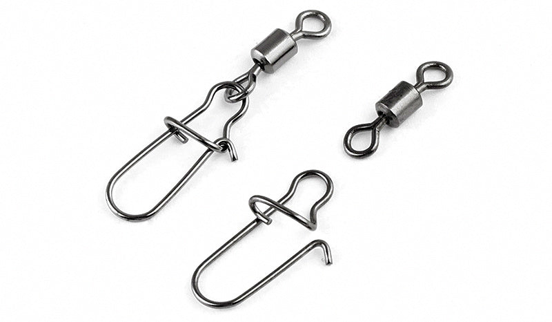 304 Stainless Steel Safety Pin Snaps, Sizes 5, 7, 10, 12 – product photo