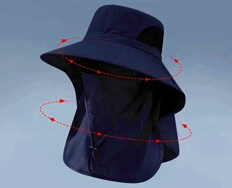 Wide Brim Sun Hat, UV Protection Fishing Bucket Hat – product photo