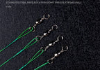 Steel Wire Leaders, 25 Pack, 15–30 cm (6–12 in) – product photo