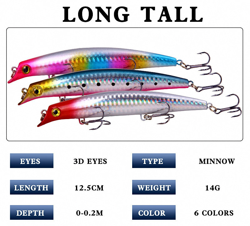 Topwater Popper Lure, 12.5 cm (4.9 in), 14 g (0.5 oz) – product photo