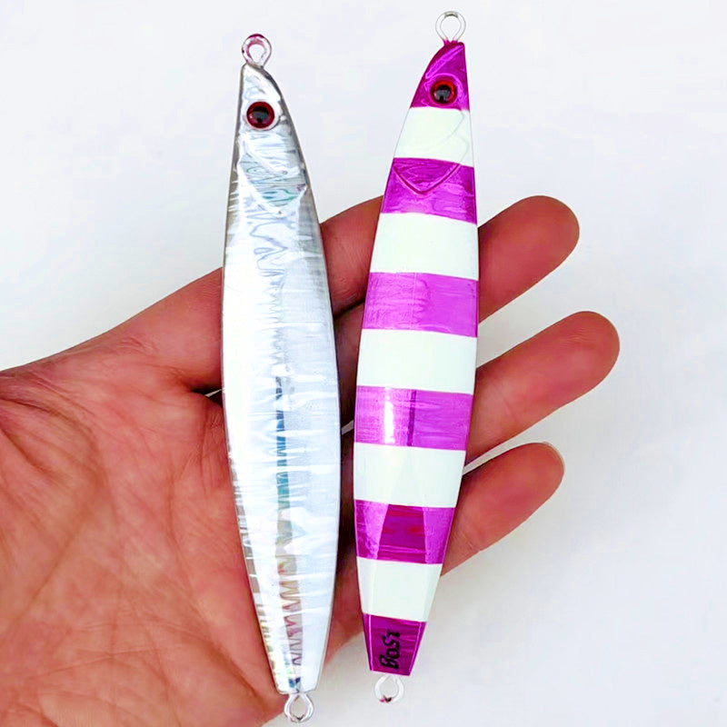 Glow Stripe Metal Jig, 80–150 g (2.8–5.3 oz) – product photo