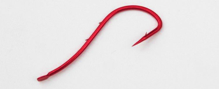 Barbed Long Shank Bait Hooks, Bulk 50 pc Pack – product photo