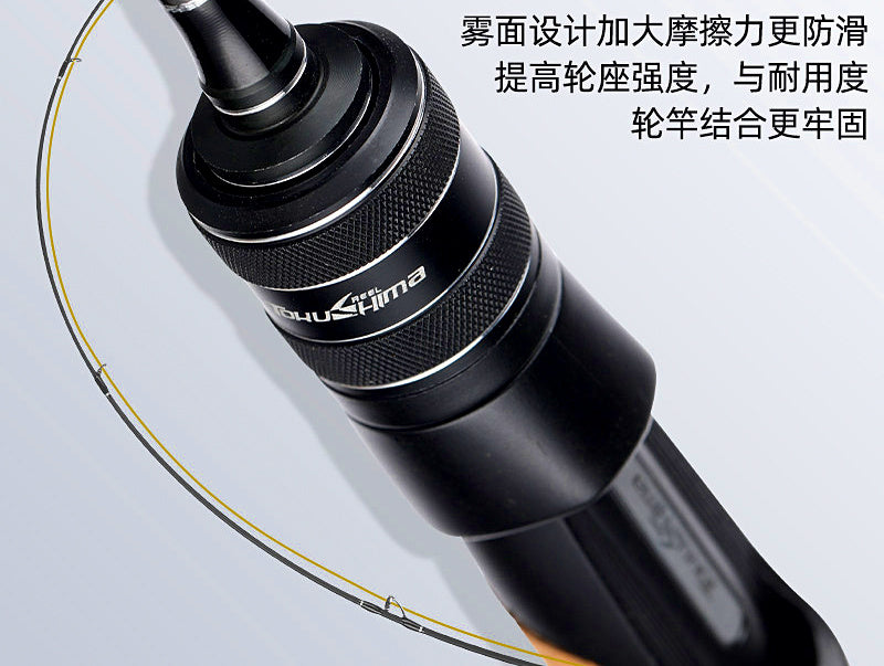 Ultralight Soft-Action Carbon Rod, 2-Piece, 5.5–5.9 ft – product photo