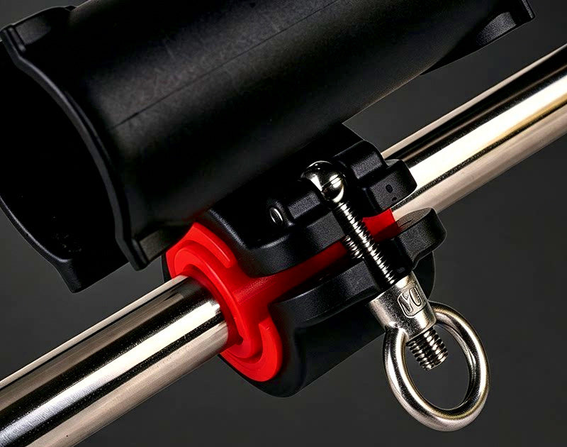 Clamp-On Boat Rod Holder Bucket for Round Tube Mounts – product photo