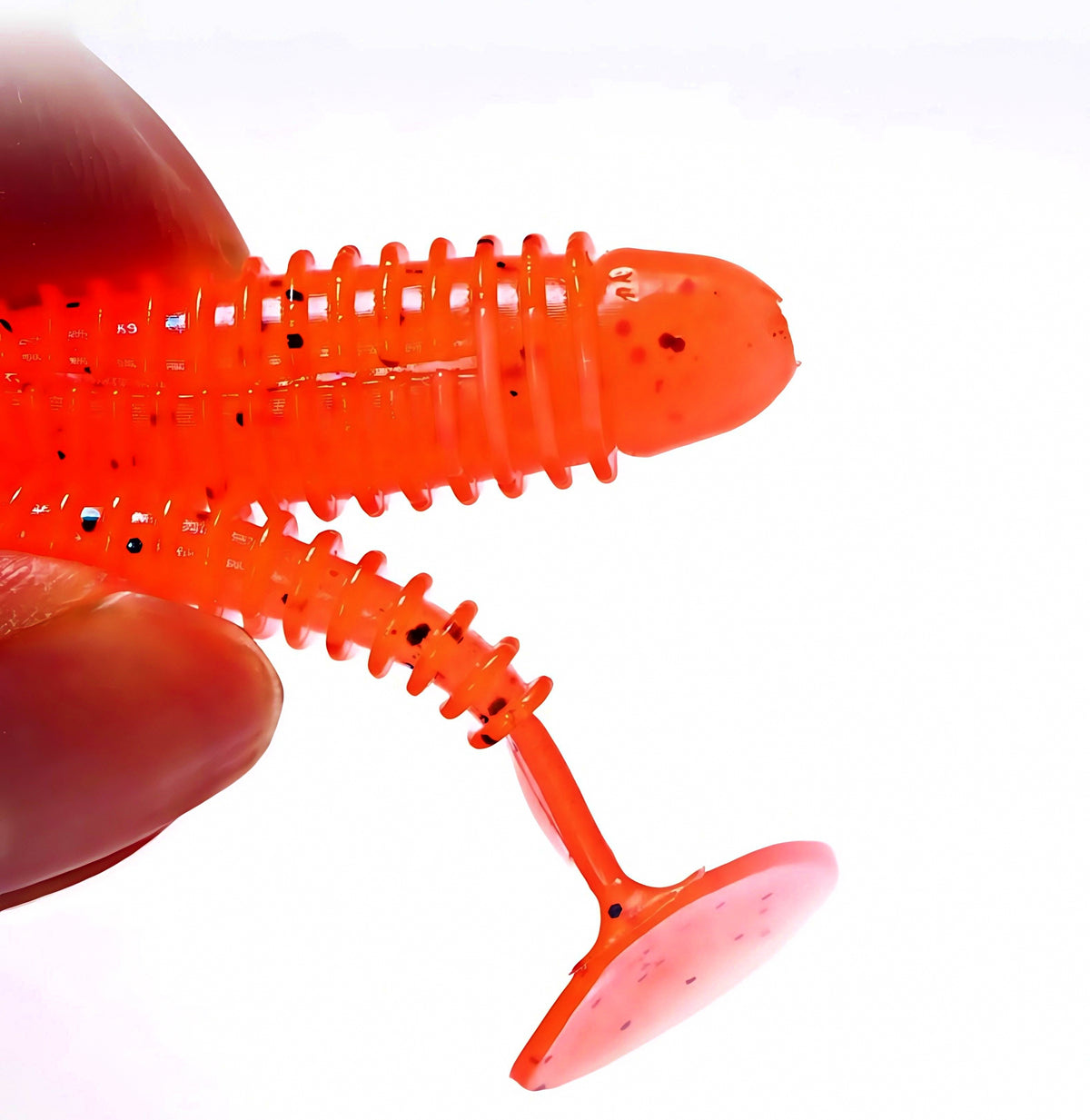 Micro Ribbed T-Tail Soft Bait, 3.5–4.5 cm (1.4–1.8 in) – product photo