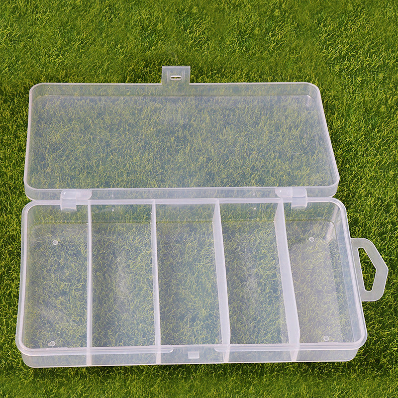 Clear Plastic Lure Box, Multi-Compartment Tackle Storage – product photo