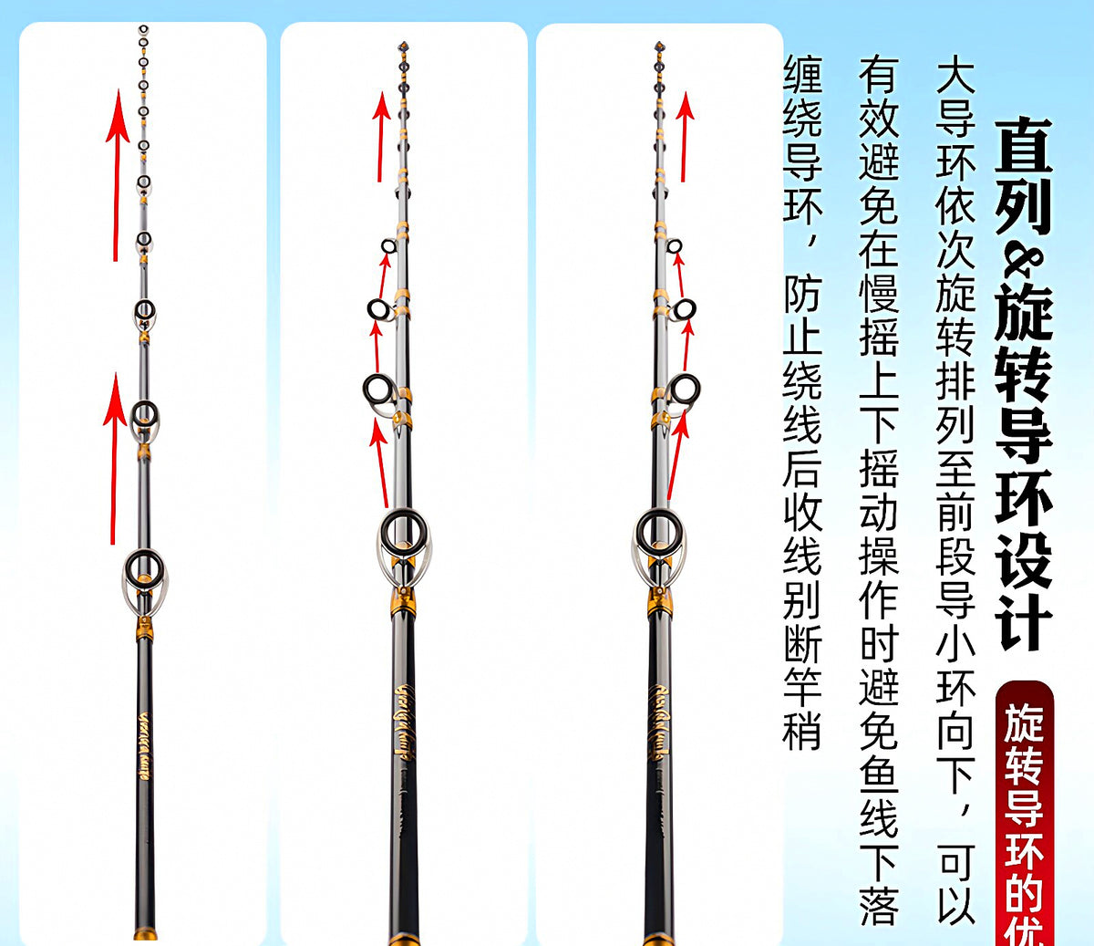 One-Piece Slow Pitch Jigging Rod, 1.9 m (6 ft 3 in) – product photo