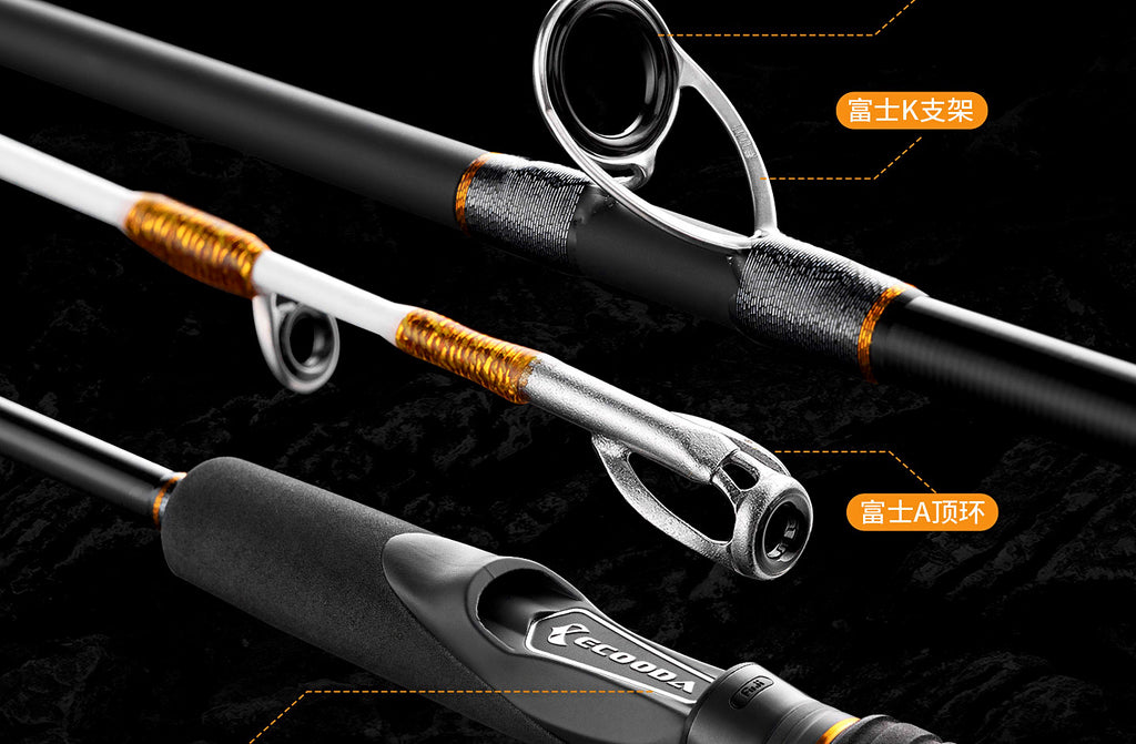 Carbon Inshore Boat Rod, Travel Rod, 4 ft 5 in–6 ft 9 in – product photo