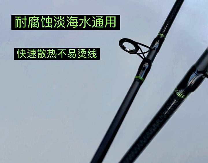 Fiberglass 2-Piece Boat Rod for Squid & Octopus, 1.68–1.8 m – product photo