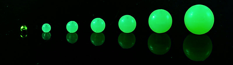 Glow Stopper Beads for Texas & Fly Rigs, 100 pcs – product photo