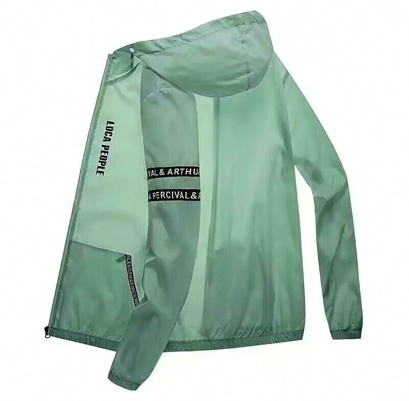 Men's Hooded Sun Protection Fishing Jacket, Lightweight – product photo
