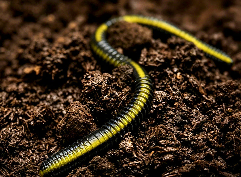 Worm Soft Plastic Bait, 9-Pack, 8.5 cm or 12 cm (3.3 or 4.7 in) – product photo