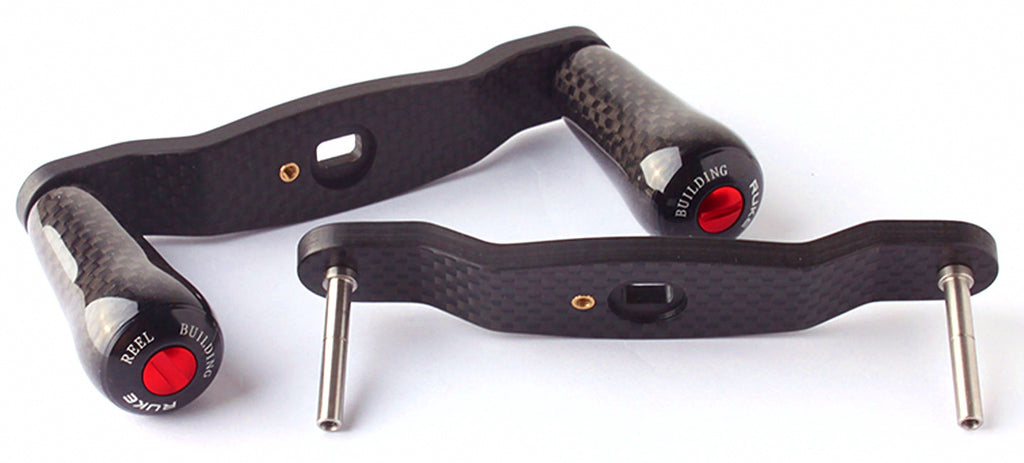 Carbon Fiber Double Arm Baitcasting Reel Handle, 8x5 / 7x4 – product photo