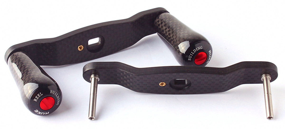 Carbon Fiber Double Arm Baitcasting Reel Handle, 8x5 / 7x4 – product photo