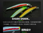 Suspending/Floating Minnow Lure, 70–105 mm, 6.5–13.5 g (0.2–0.5 oz) – product photo