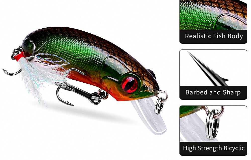 CC60 Floating Minnow Hard Bait for Casting – product photo