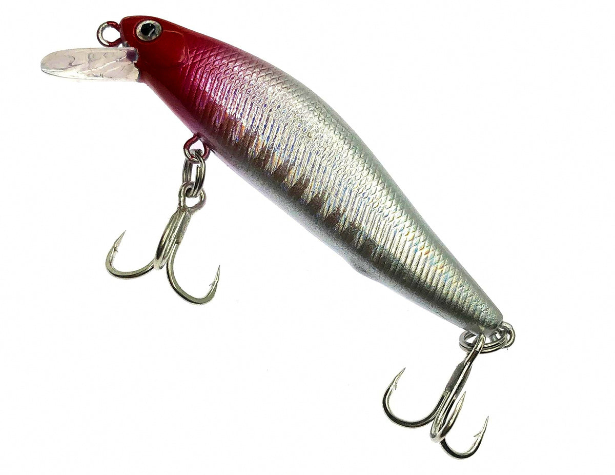 Sinking Minnow Lure, 3 Treble Hooks, 4–14 g (0.14–0.49 oz) – product photo