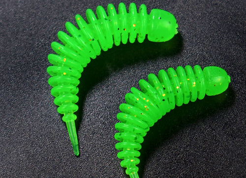 Pin Tail Soft Bait Worms, 10-Pack, 3.5 cm / 4.3 cm – product photo