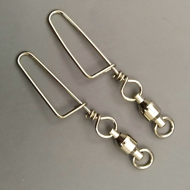 Ball Bearing Swivel with Snap, Steel, Sizes 0–10 – product photo