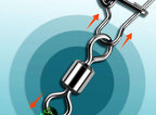 Snap Swivels with Figure-8 Ring, Size #0–#14, 30–100 Pack – product photo