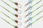 Anti-Tangle Steel Wire Leaders, Green, 10–30 cm (3.9–11.8 in) – product photo