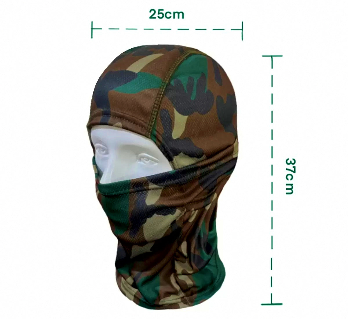 Sun Protection Neck Gaiter Face Mask, Polyester, One Size – product photo