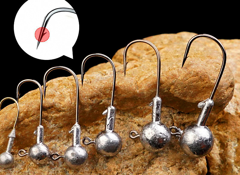 Soft Plastic Swimbait Kit with Jig Heads, Curl & T-Tail, 4–7.5 cm – product photo