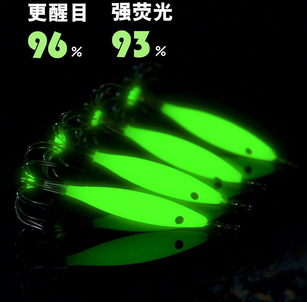Glow Squid Jig, 12-Claw, 7.4 cm (2.9 in), 4 g (0.14 oz) – product photo