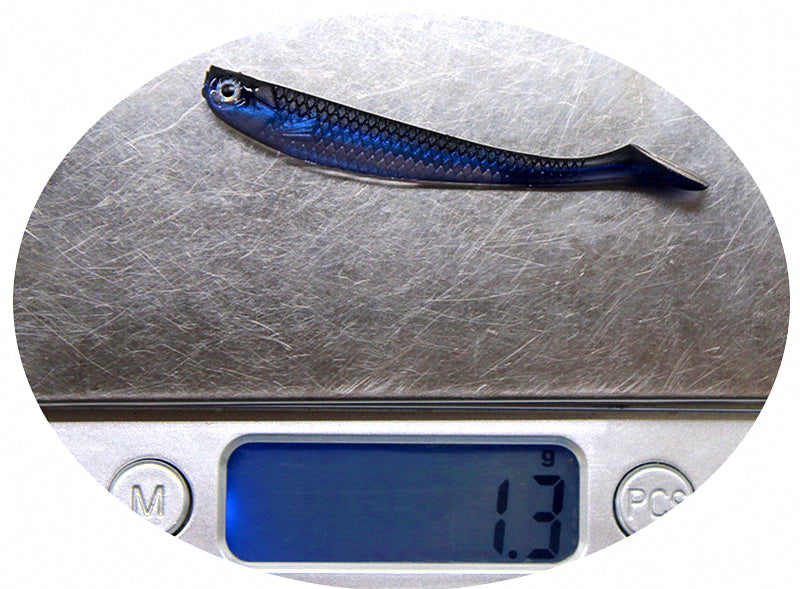 Paddle Tail Soft Swimbait, 6 cm (2.4 in), 1.3 g, PVC – product photo