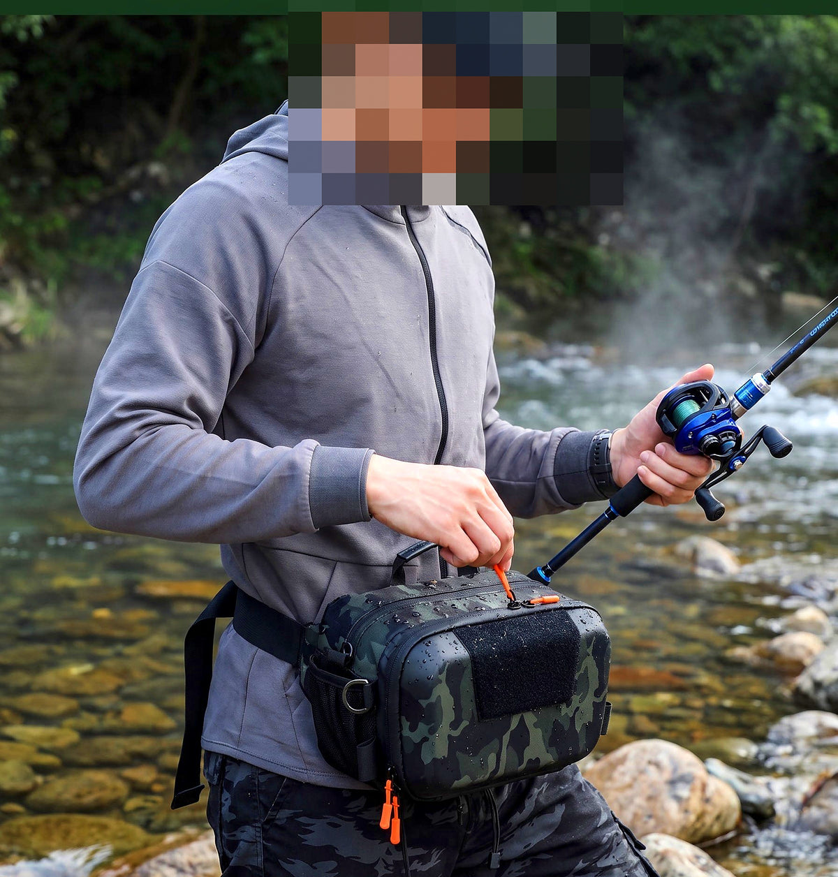 Lure Waist Bag / Crossbody Tackle Bag, Oxford Cloth – product photo