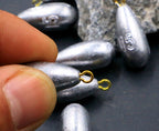 Teardrop Lead Sinker with Ring, 0.35–105.8 oz (10–3000 g) – product photo