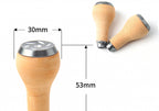 Carbon Double Baitcasting Reel Handle, Cork Knobs, 120/130 mm – product photo