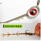 Jig Head Hooks 1/0, Wide Gap, 3D Eyes, 10 Pack – product photo