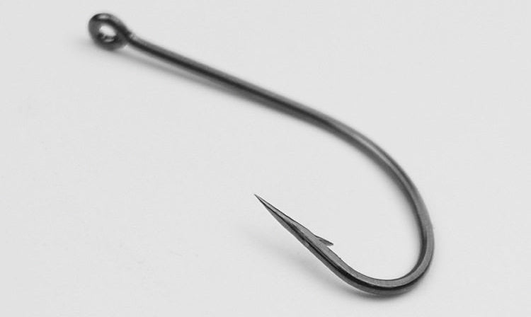 Barbed Long Shank Offset Eyed Hooks, Bulk Pack – product photo