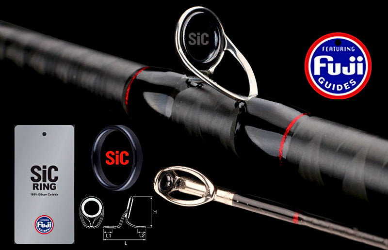 Ultra-Fast Lure Rod, Full SiC Guides, 6'6"–6'8" (1.98–2.04 m) – product photo