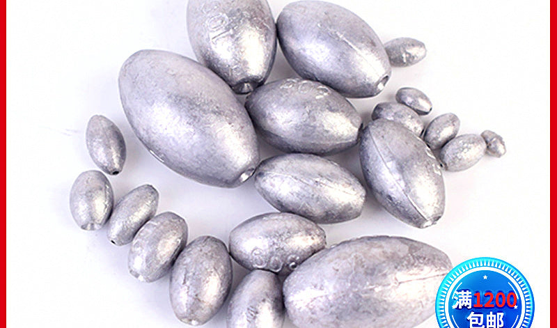 Olive Lead Sinker, 0.02–10.6 oz (0.5–300 g) – product photo
