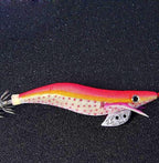 Glow Wooden Shrimp Squid Jigs with Rattle Beads, 8–10 Pack – product photo