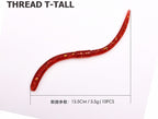 Slow-Sinking Noodle Worm, 13.5 cm (5.3 in) Wacky Rig Soft Bait – product photo