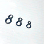 Seamless Figure-Eight Ring Connector, Pear-Shaped Double Hole – product photo
