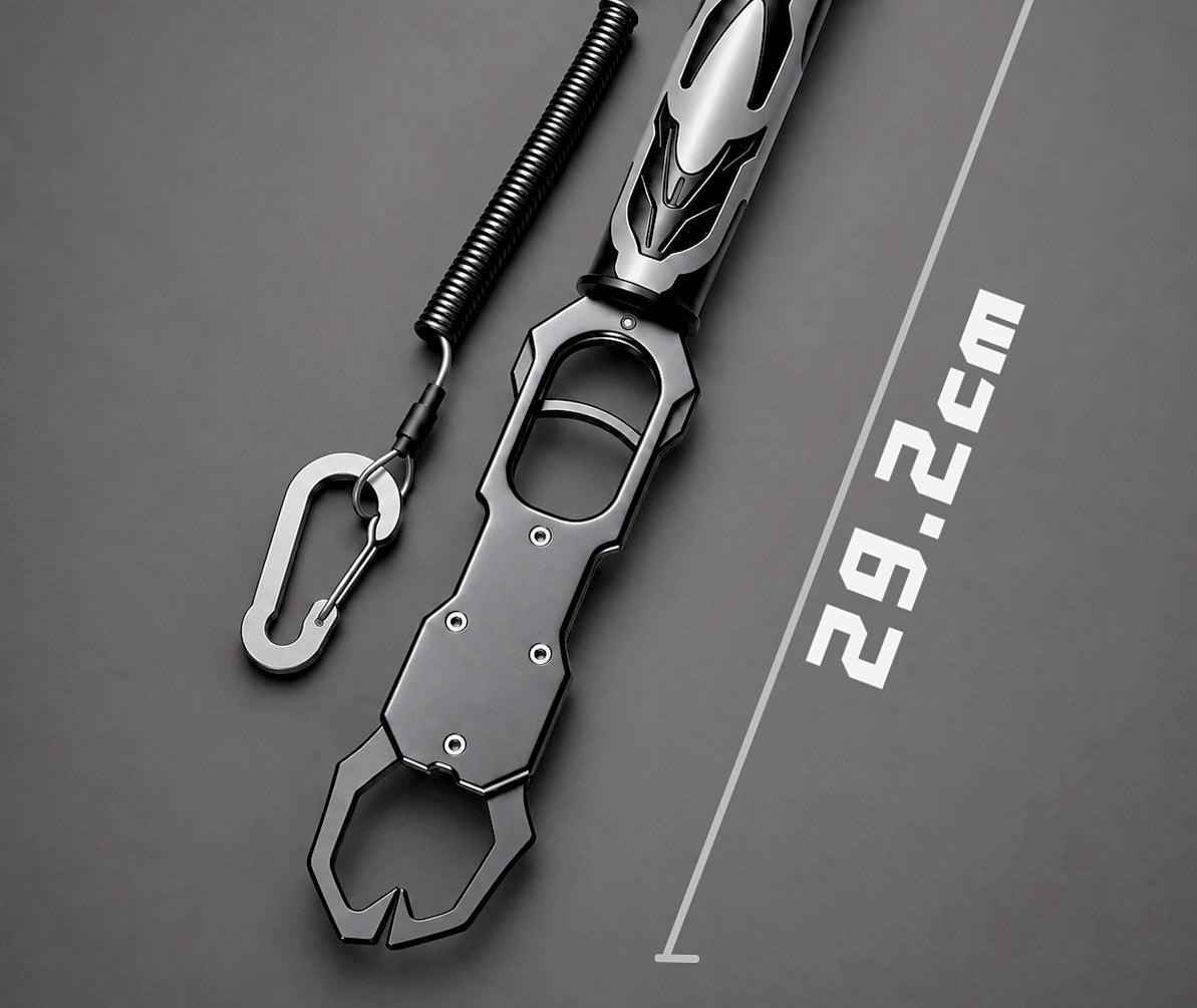 Long Fishing Pliers & Fish Gripper Set with Scale – product photo
