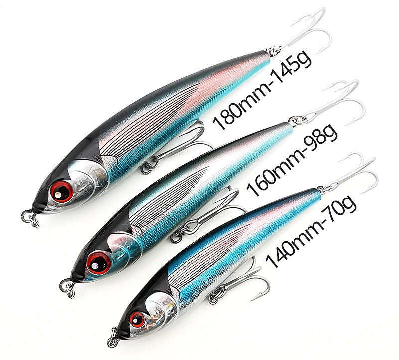 Sinking Pencil Lure, 70–145 g (2.5–5.1 oz), 14–18 cm – product photo