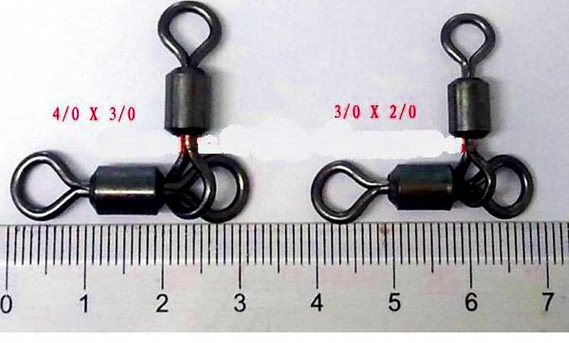 Rolling Combination Swivel, Brass Alloy, Sizes 6/7 to 4/0-3/0 – product photo