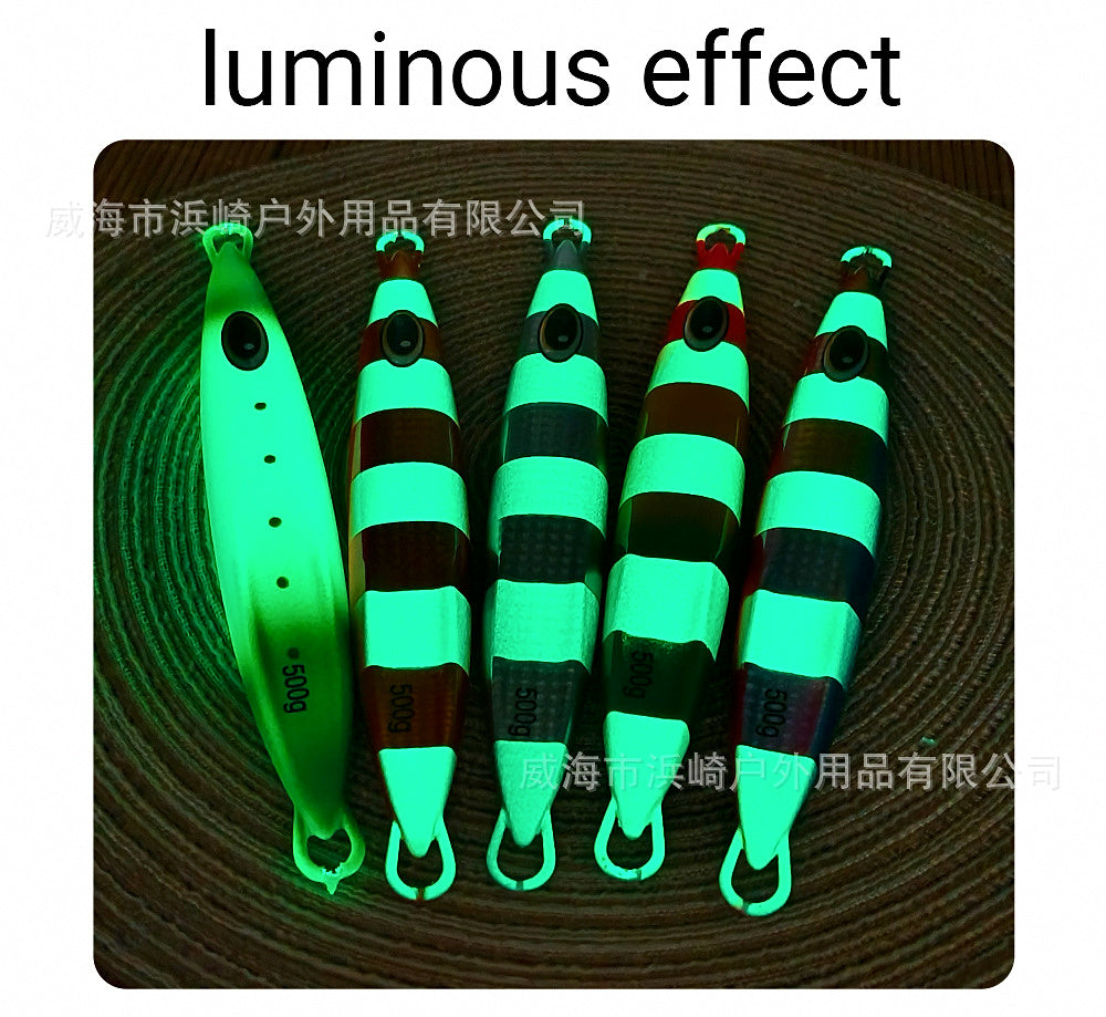 Glow Slow Pitch Jig, 150–800 g (5.3–28.2 oz) – product photo