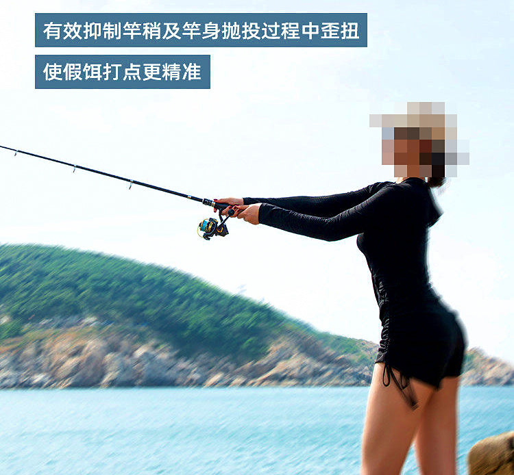 Telescopic Rod and Reel Combo, 1.6–2.1 m (5.2–6.9 ft) – product photo
