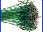 Wire Leader with Swivel & Snap, 15–30 cm (6–12 in), 100 Pack – product photo
