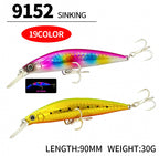 Sinking Minnow Hard Bait, 90 mm (3.5 in), 30 g (1.1 oz) – product photo
