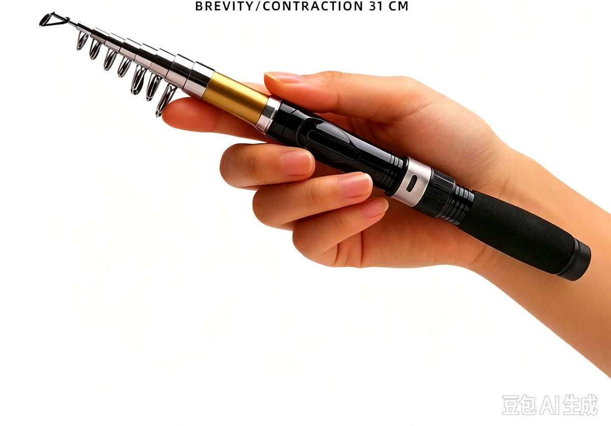Telescopic Fiberglass Mini Rod, Hard Action, 1.7-2.3 m – product photo