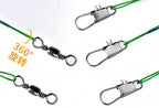 Pre-Made Fishing Leaders with Snaps, 60 Pack, 15–30 cm (6–12 in) – product photo
