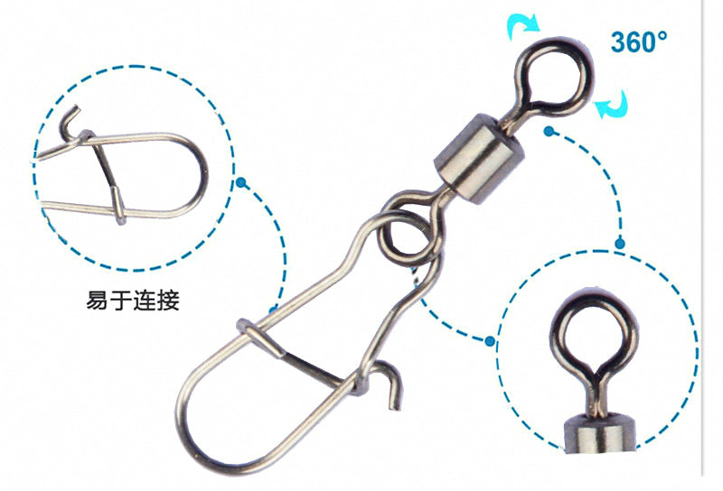 Stainless Steel Swivel & Snap Assortment Kit, 50–100 pc – product photo