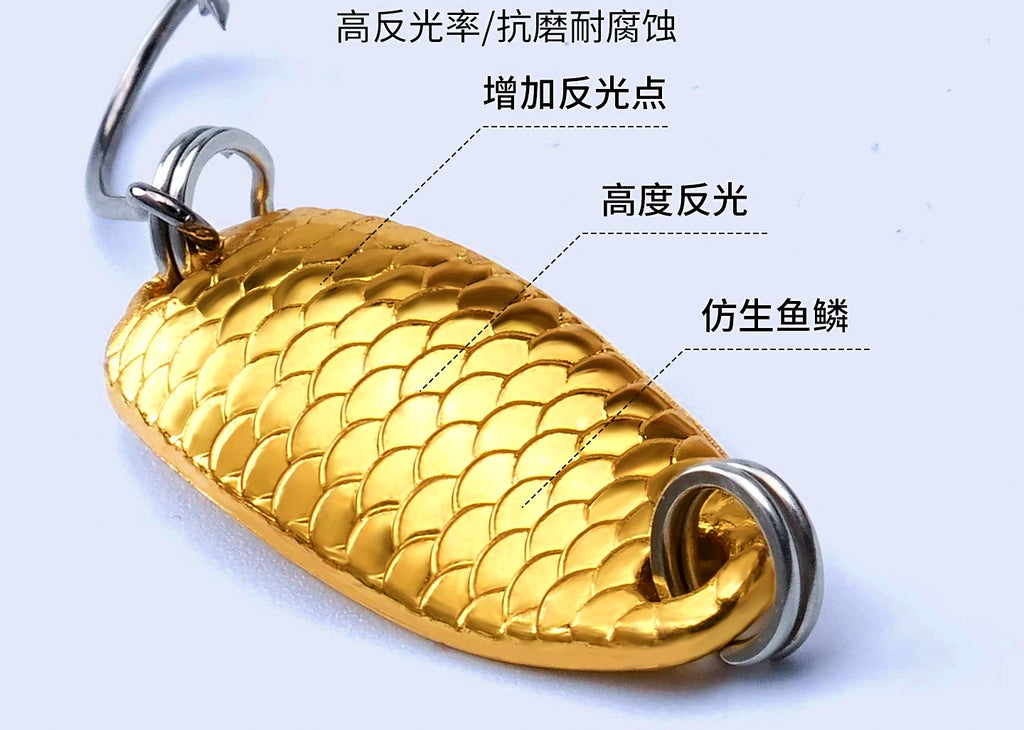 Micro Spoon Lure Set, 1.5–3.5 g (0.05–0.12 oz) – product photo